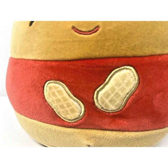 Squishmallows Nedison Peanut Butter 8" Inch Plush Cap Peanuts NEW with Tag - Picture 2 of 5